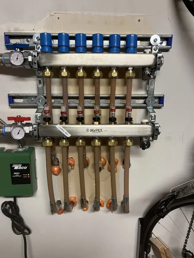 Plumber performing Leak Detection at a residential property in Cheval